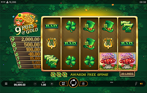 9 Pots of Gold